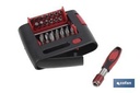 SET PUNTAS CON ADAPTADOR PH, PZ, TORX, SL (15 pcs.)