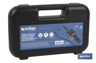 Cámara de inspección con TFT-LCD en color | Medidas de 2,4" | Longitud: 0,8 mm