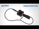 Cámara de inspección con TFT-LCD en color | Medidas de 2,4" | Longitud: 0,8 mm