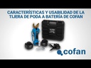 Tijeras de Podar Eléctricas | Funcionamiento a Batería Li-ion 25 V 2 Ah