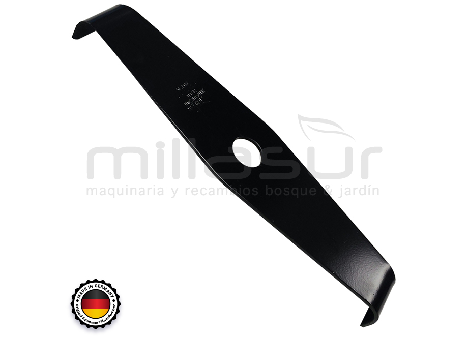 CUCHILLA DESBROZADORA 2 PUNTAS MALEZA 300x4x25.4MM