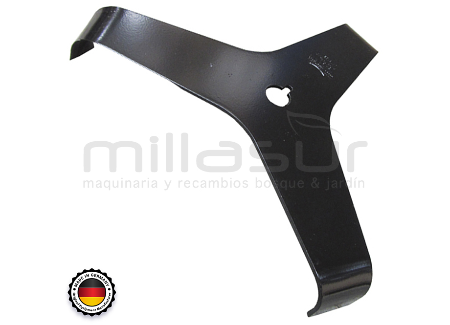 CUCHILLA DESBROZADORA 3 PUNTAS MALEZA PLANO 300x4x20MM