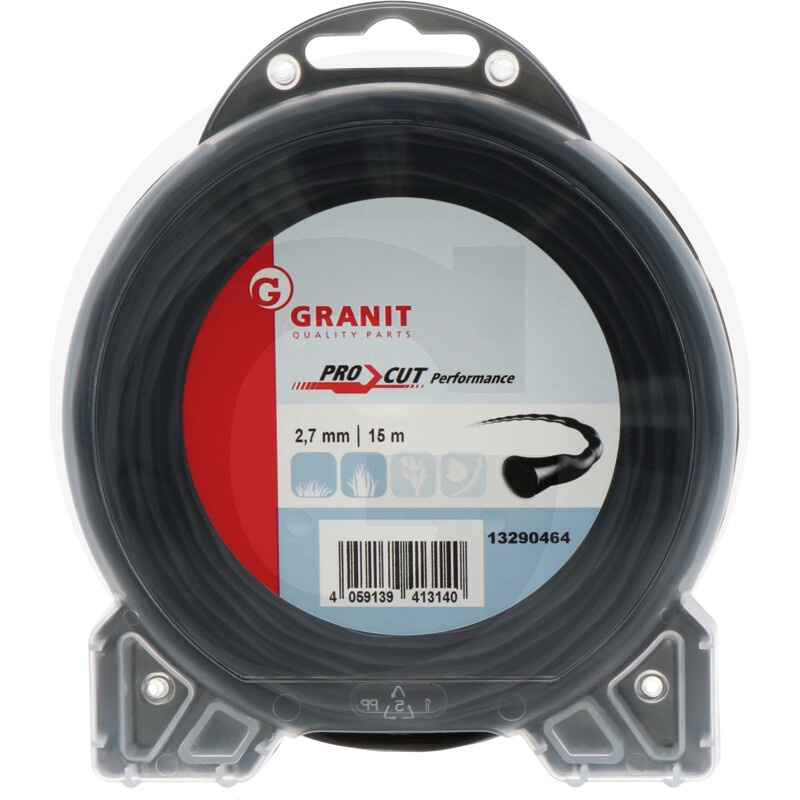[13290464] Hilo (NYLON) de desbrozadora elicoidal 2,7mm 15m Pro Cut