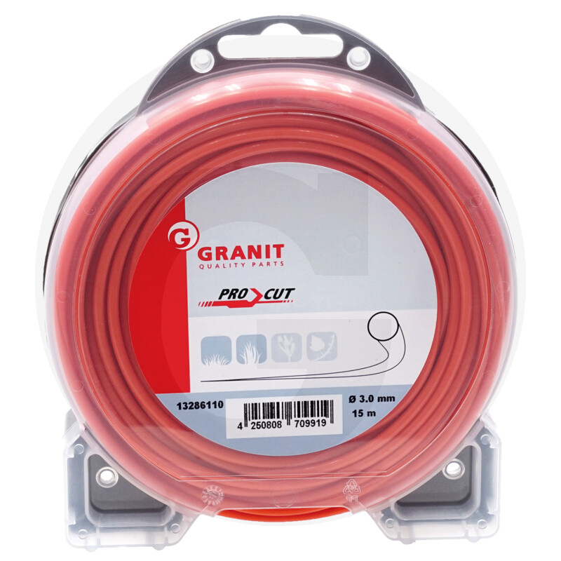 [13286110] Hilo (NYLON) de desbrozadora redondo 3mm x 15m Pro Cut