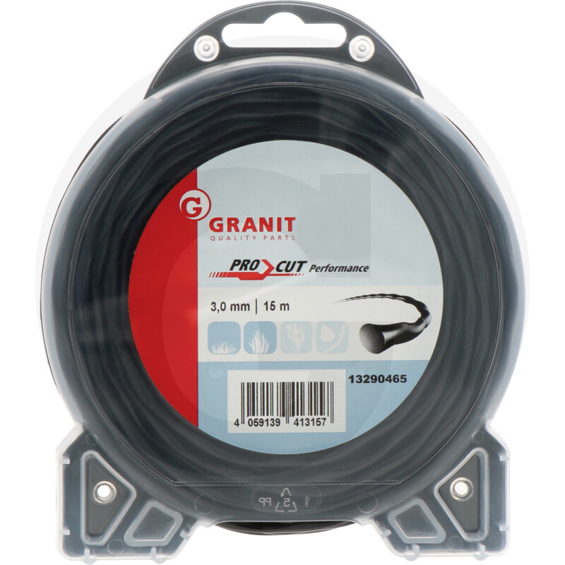 [13290465] Hilo (NYLON) de desbrozadora espiral 3mm x 15m Pro Cut