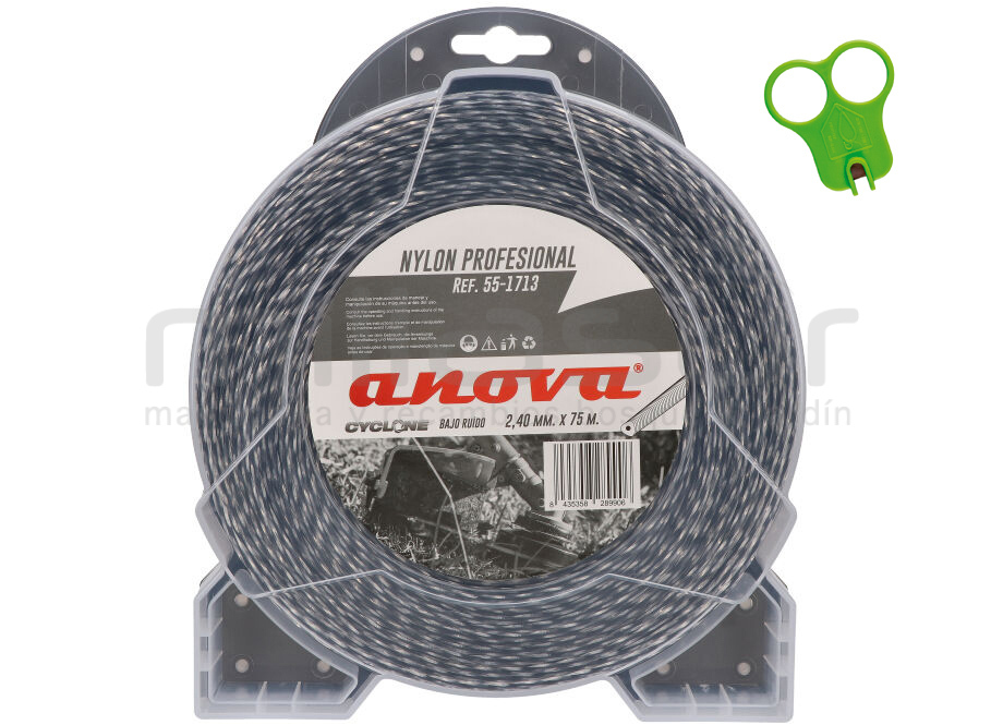 [55-1713] HILO (NYLON) CYCLONE BAJO RUIDO DISPENSER 2,40 x 75