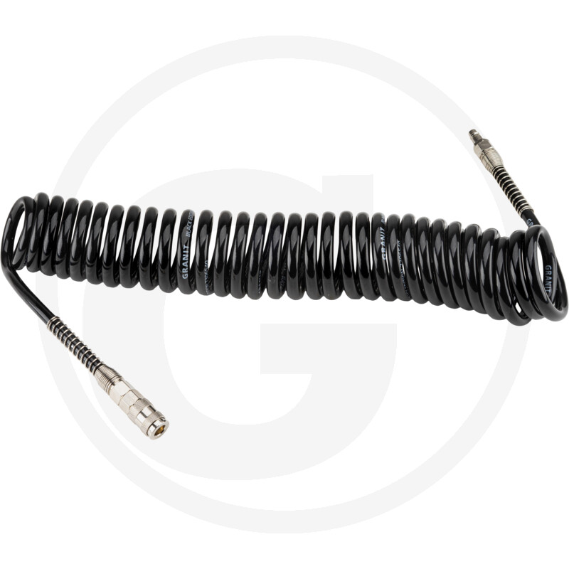 MANGUERA NEUMATICA EN ESPIRAL ( NEGRO 7,5METROS X 8 MM)