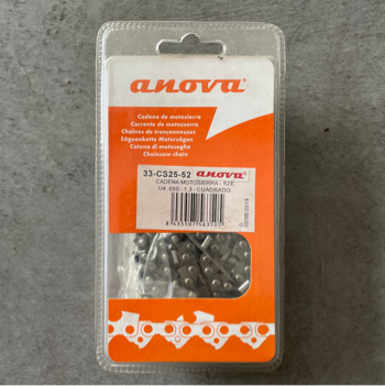 [33-CS25-52] CADENA MOTOSIERRA 1,3MM 52ESL. 1/4"