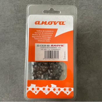 [33-CS25-68] CADENA MOTOSIERRA 1,3MM 68ESL. 1/4"