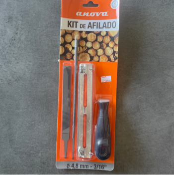 KIT AFILADO CADENA MOTOSIERRA Ø4,8MM 3/16”