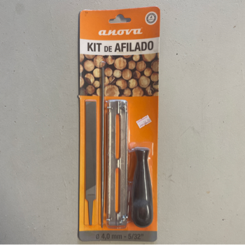 KIT AFILADO CADENA MOTOSIERRA Ø4mm 5/32”
