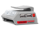CARGADOR USB - LED A BATERIA 20V MAX CROWN