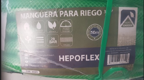 MANGUERA HEPOFLEX 19MM 3 CAPAS 3/4"