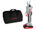 KIT TIJERA PODA CROWN + CARGADOR Y 2 BATERIAS 20V MAX