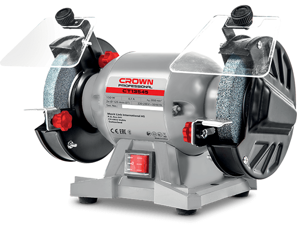 [CT13545] ESMERILADORA DE BANCO CROWN 170W