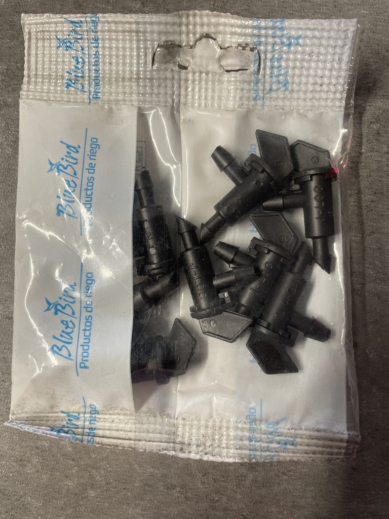 [74529] PACK 10 GOTEROS BANDERA 4 L/H BLUE BIRD (PARA RIEGO POR GOTEO)
