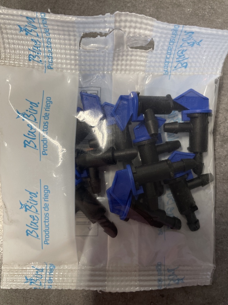 PACK 10 GOTEROS BANDERA 8L/H BLUE BIRD (PARA RIEGO POR GOTEO)