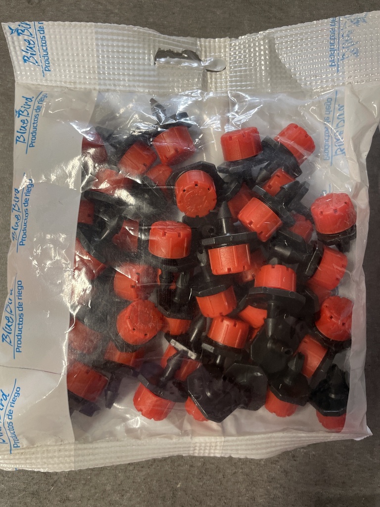 PACK 50 GOTEROS REGULABLES 0-60L/H (PARA RIEGO POR GOTEO)