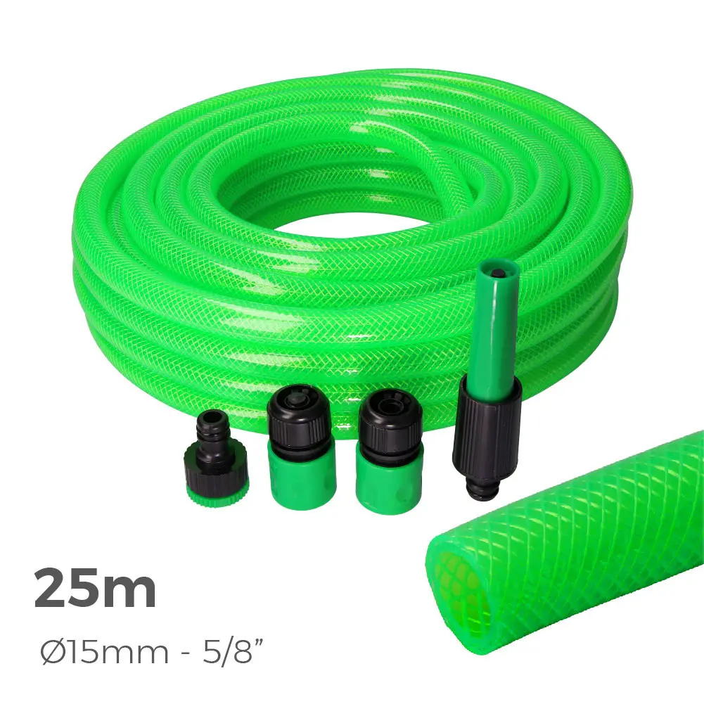[74062] KIT MANGUERA DE JARDIN ESTANDAR 25 m (5/8" 15 mm)