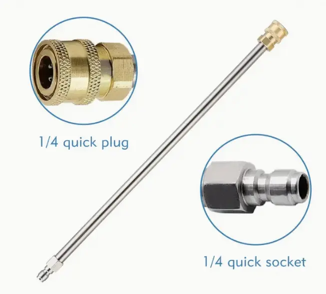 PROLONGADOR DE CONEXION RAPIDA UNIVERSAL 42CM (SOLO PROLONGADOR)