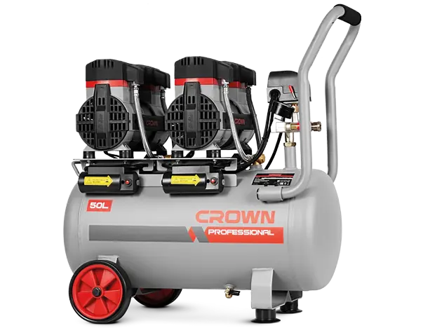 [CT36094] COMPRESOR DE AIRE SILENCIOSO CROWN SIN MANTENIMIENTO 50 LITROS