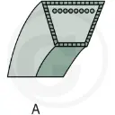 CORREA TRAPEZOIDAL 	A 96,5 13 x 2486 La (Nº 4)