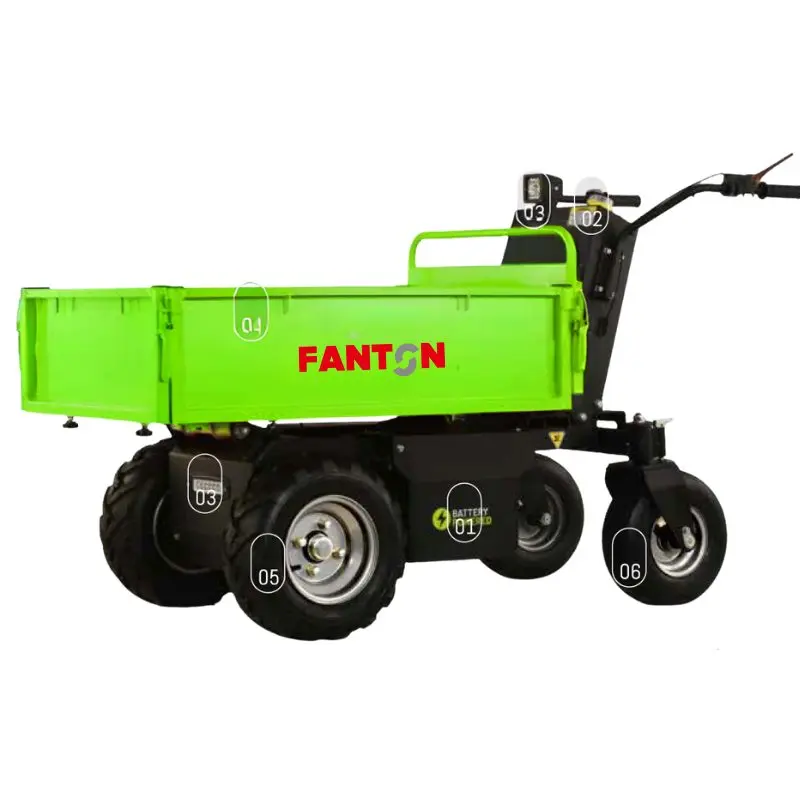 [E50X] CARRETILLA A BATERIA DE RUEDAS FANTON 500KG