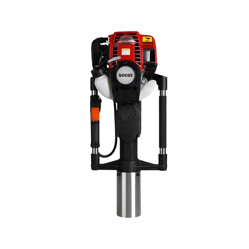 ESTACADORA DE POSTES DE 80 mm CON ADAPTADORES DE 45, 55 Y 73 mm.