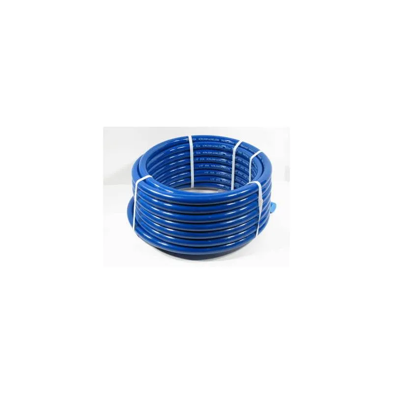 [12-073] MANGUERA AZUL PULVERIZACION PROFESIONAL DIN25MM D.EX34MM 40 BAR TRABAJO Y 160 BAR ROTURA (1 METRO)