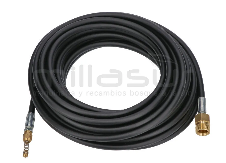 [HG3000-090] MANGUERA DESATASCADOR 15M HIDROLIMPIADORA (M22 - 3000 psi 206 bar)