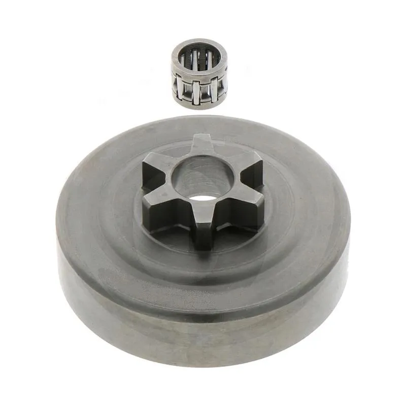 CORONA C/PIÑON 6 DIENTES 3/8BP COR.FIJA 36,41,136,137,141,142,235E,236E,240E 350 351 352 365 370 371