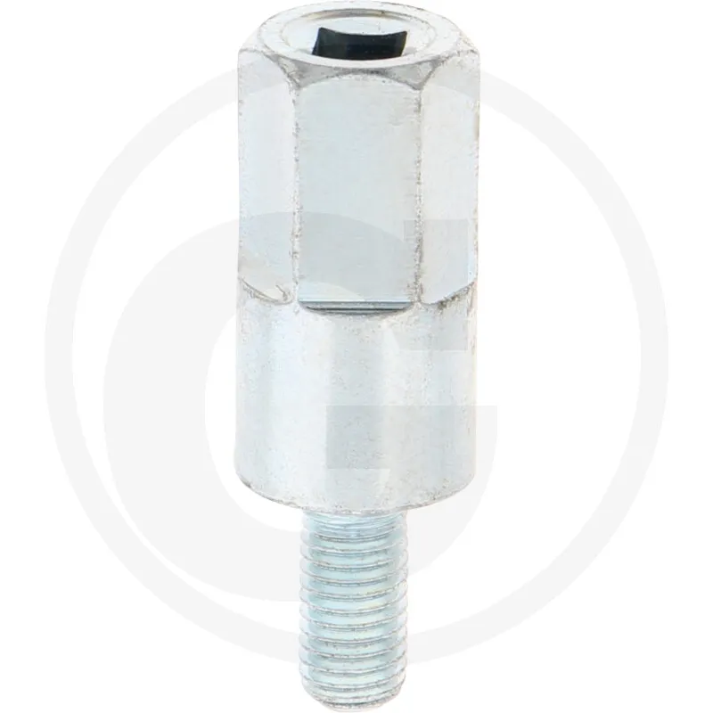 ADAPTADOR DE EJES ROSCA DERECHA M6 CUADRADO / 5,1 mm