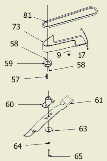 PROTECTOR CORREA ACCIONAMIENTO DE TRACCION DORMAK CR46SPH (Nº73)