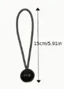 PAQUETE DE 10 GOMAS DE AMARRE PARA TOLDO O REMOLQUE 15CM
