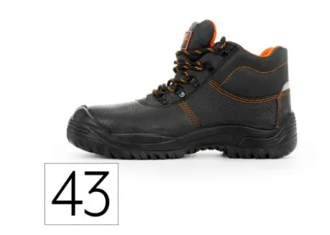 Bota de Seguridad SAFETOP Talla 43 NEGRO