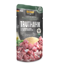 BELCANDO PAVO,AMARANTO Y GUISANTES 125G