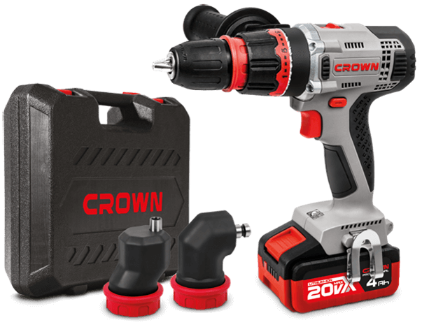 TALADRO ATORNILLADOR A BATERIA CROWN CT21076HQX-4 BMC