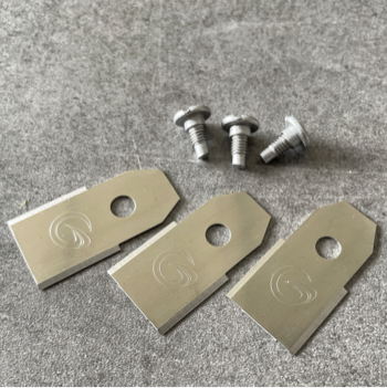 [55-48441] JUEGO DE 3CUCHILLAS Y TORNILLOS ROBOT CORTACESPED HUSQV. - GARDENA