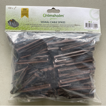 PIQUETAS CABLE PERIMÉTRO ROBOT 100 UNIDADES