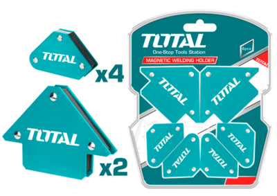 [TAMWH6002] ESCUADRAS MAGNETICAS SOLDAR 6 unidades (2 x 3" 11.5KG - 4 x Mini 4.5KG) TOTAL