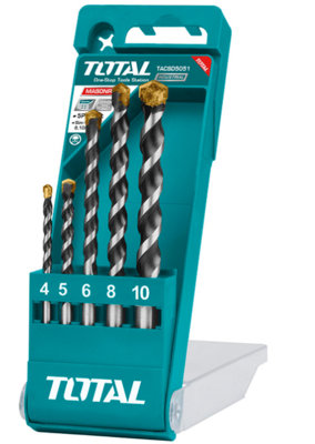 [TACSD5051] BLISTER RÍGIDO 5 BROCAS TALADRO ALBAÑILERÍA