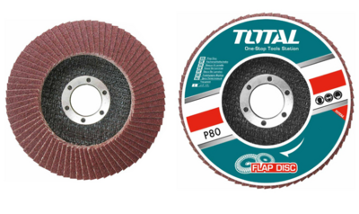 DISCO LIJA MILHOJAS P80 - ZIRCONIO - AMOLADORA 115MM TOTAL