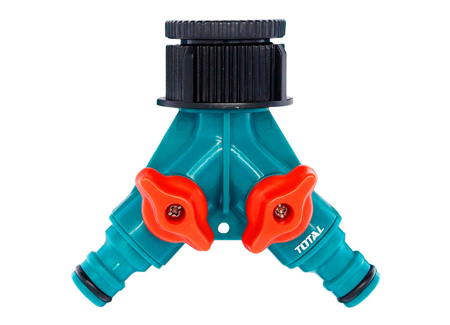 [THHC1202] CONECTOR GRIFO 1" CON DOBLE SALIDA MANGUERA 3/4"