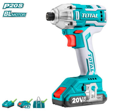 [TIRLI2002] DESTORNILLADOR DE IMPACTO 1/4" 170NM BATERÍA 20V - P20S -