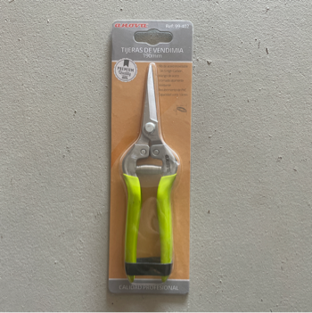 [99-402] TIJERA DE  VENDIMIA 190mm