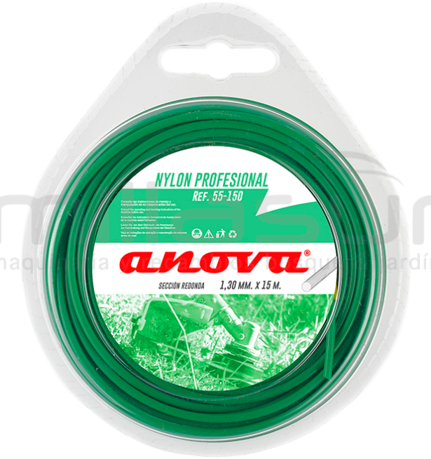 [55-150] HILO (NYLON) REDONDO BLISTER 1.30 x15