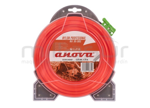 [55-1651] HILO (NYLON) DISPENSER CUADRADO 4,00 x 29 m