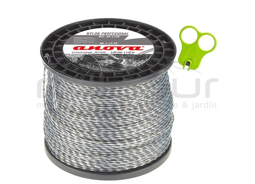 [55-1720] HILO (NYLON) CYCLONE BAJO RUIDO BOBINA 3,00 x 145