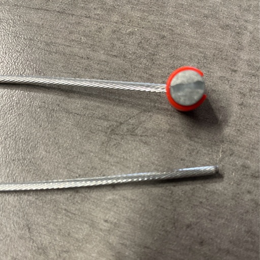 [74730] CABLE DE ACERO 2,5M 2,5MM