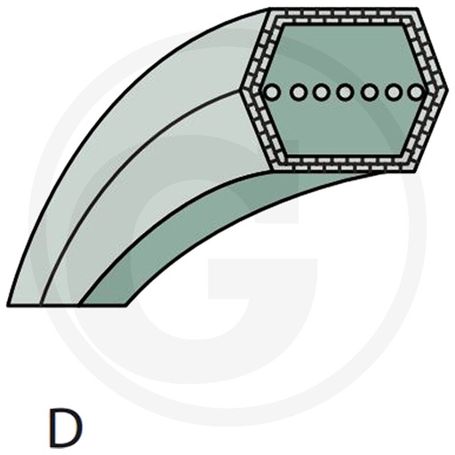 [28118  /  5028118  / AA0085] CORREA HEXAGONAL  AA0085